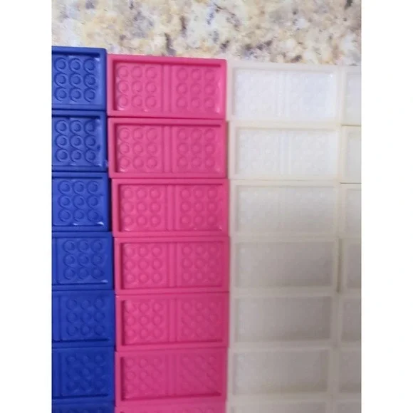 Domino Rallye Bully West Germany 1982 Glow In Dark Snap Together 92 Pieces Rare - Picture 12 of 16